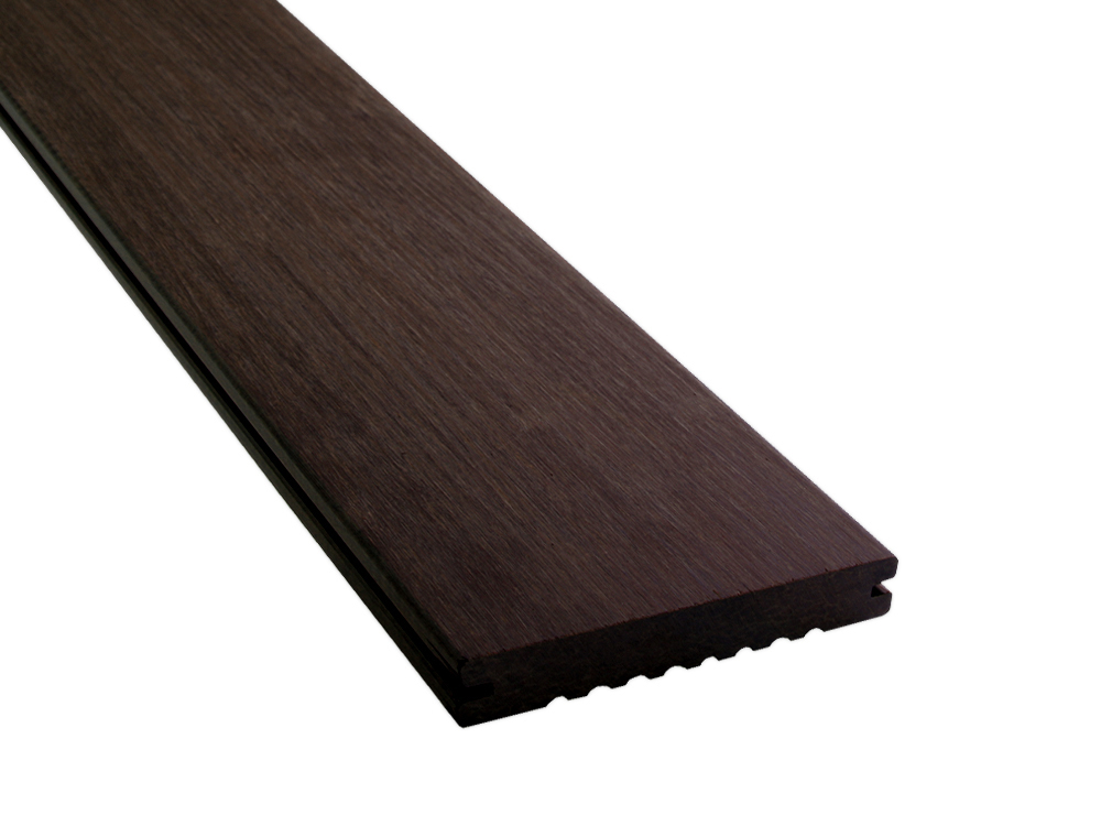 Bamboe terrasplank 20x137mm GLAD boven ribbel grof onder